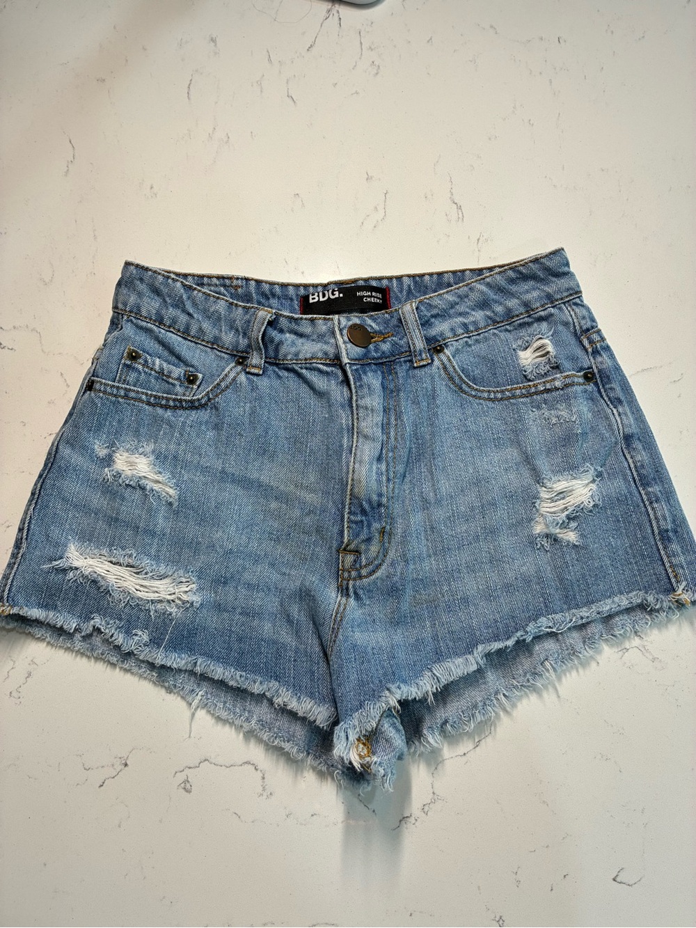 BDG High Waisted Jean Shorts